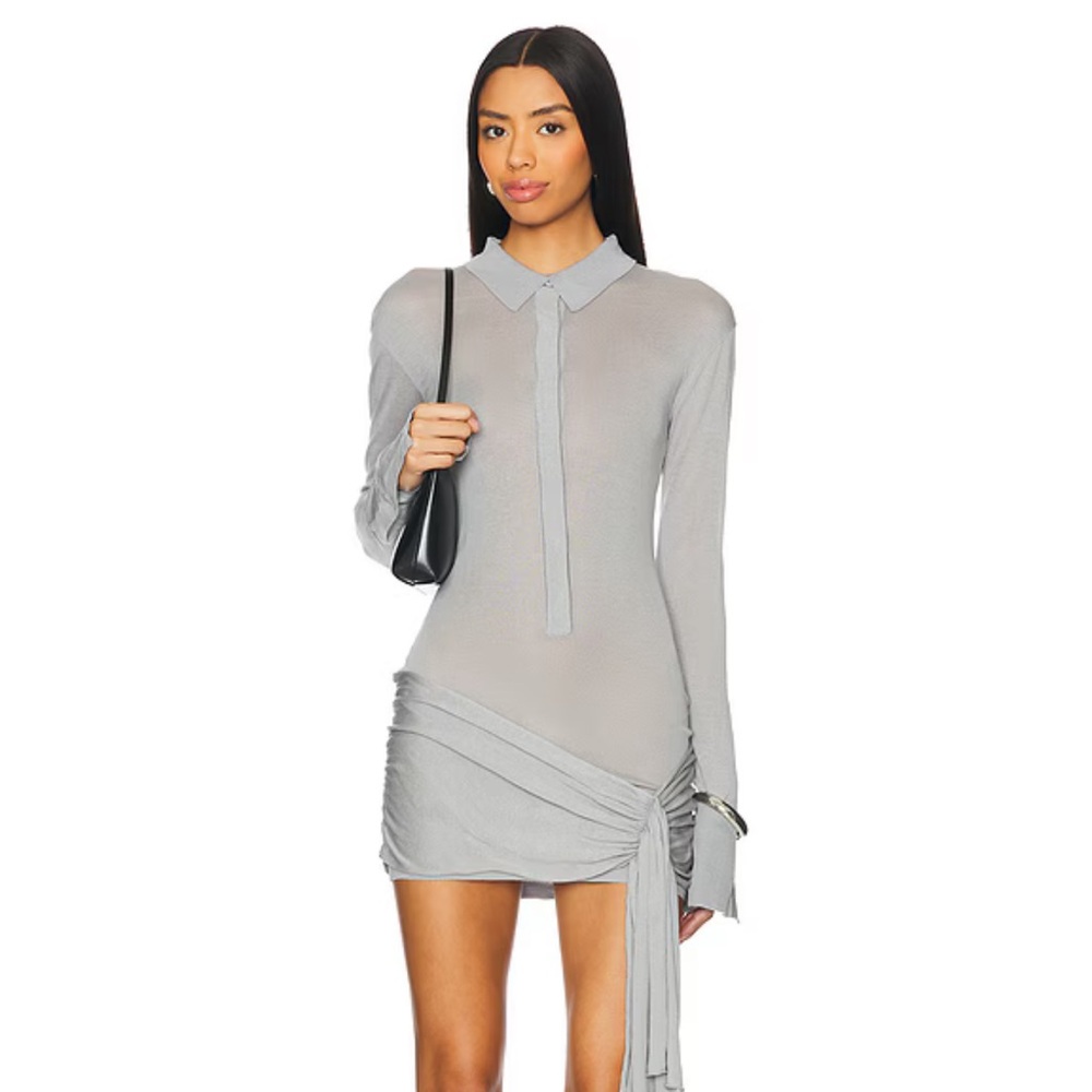 Lioness Soho Mini Dress Grey